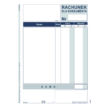 Rachunek dla konsumenta A6 263-5